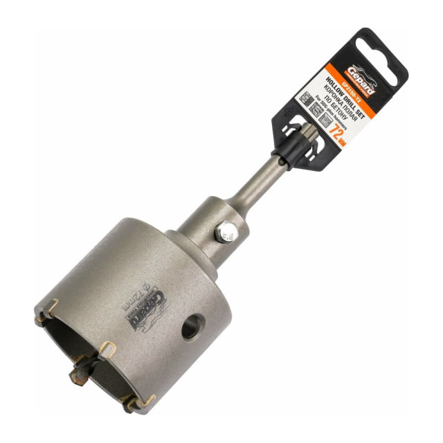 Коронка Gepard GP2150-72 полая по бетону SDS+ 72 мм
