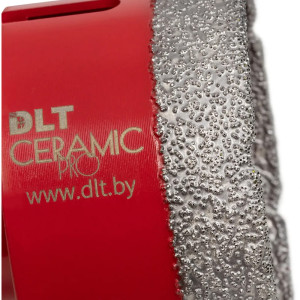 Коронка алмазная DLT Ceramic Pro 0501 для плитки и камня 70 мм
