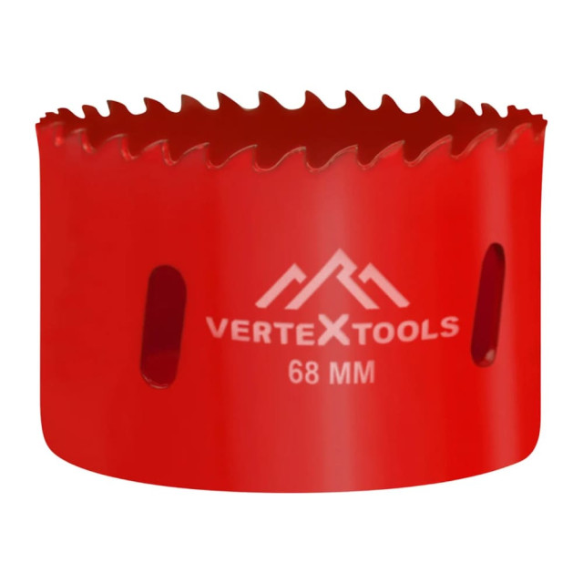 Коронка биметаллическая VertexTools 2525-68 по металлу 68 мм