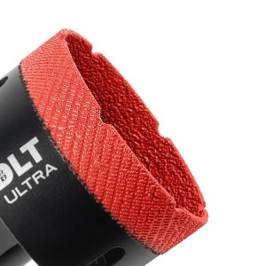 Коронка алмазная DLT Ultra 4679 для керамогранита и камня 70 мм