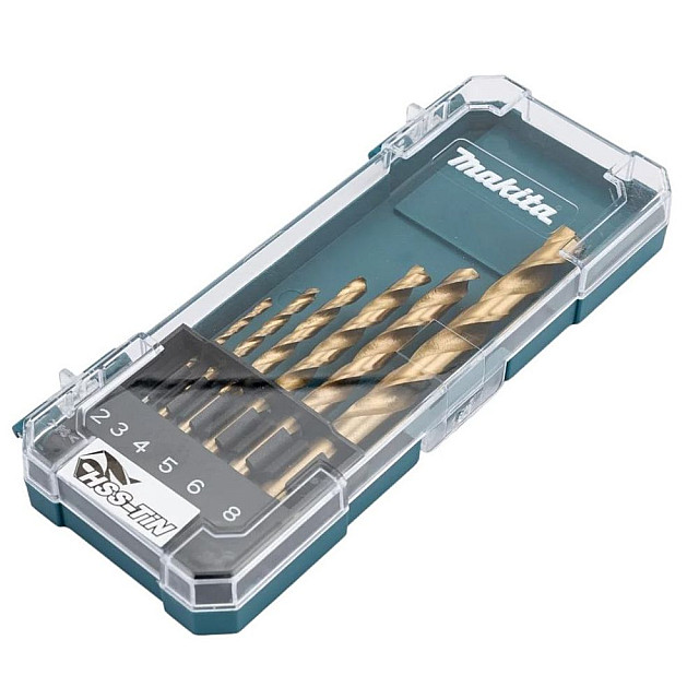 Набор сверл по металлу Makita D-72833 2-8 мм 6 шт