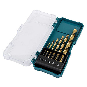 Набор сверл по металлу Makita D-72833 2-8 мм 6 шт