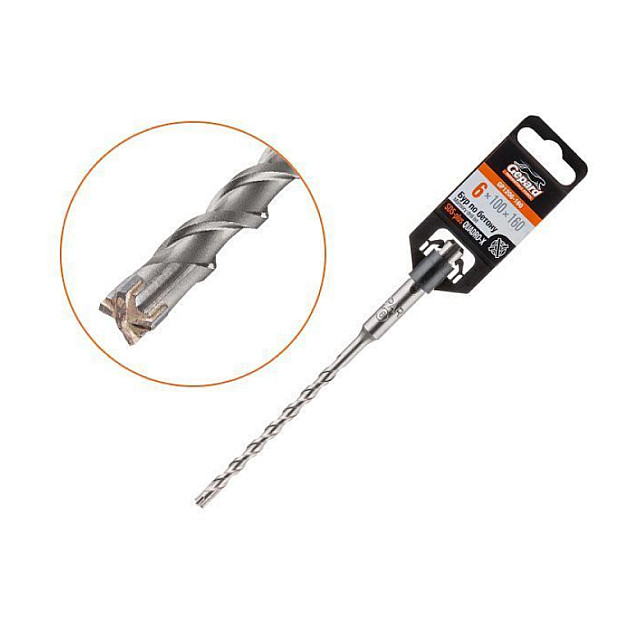 Бур Gepard GP1206-160 Quadro-X 6*100*160 мм SDS-plus