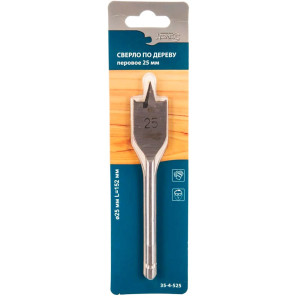Сверло по дереву Remocolor 35-4-525 перовое 25*152 мм
