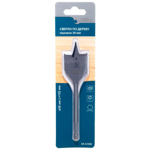 Сверло по дереву Remocolor 35-4-526 перовое 36*152 мм