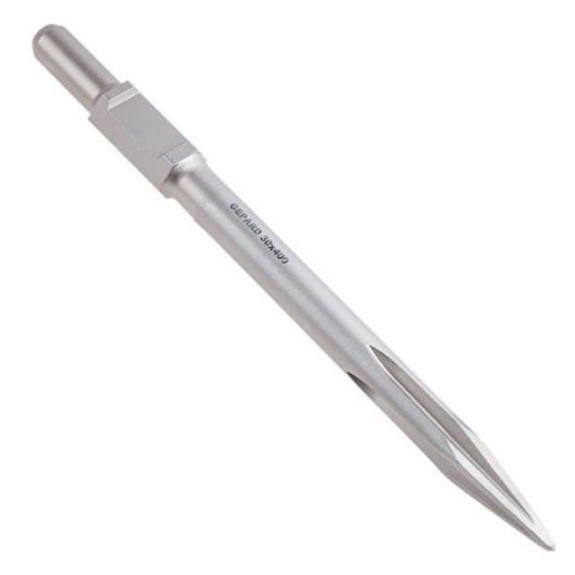 Зубило пиковое Gepard GP0710-400 шестигранное 30*400 мм