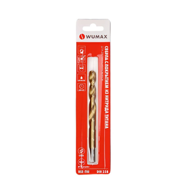 Сверло по металлу Wumax 0624935 HSS-TiN 3.5 мм