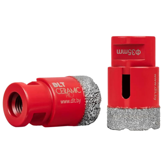 Коронка алмазная DLT Ceramic Pro 0495 для плитки и камня 35 мм