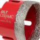 Коронка алмазная DLT Ceramic Pro 0692 для плитки и камня 60 мм