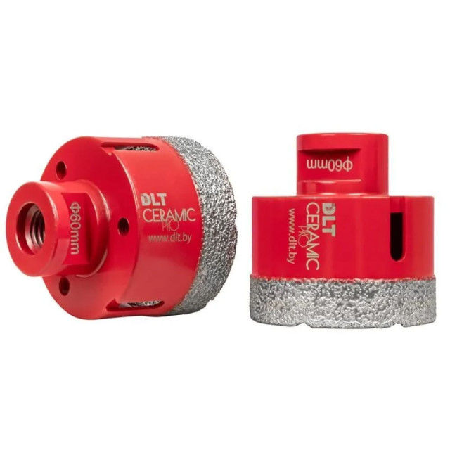 Коронка алмазная DLT Ceramic Pro 0692 для плитки и камня 60 мм