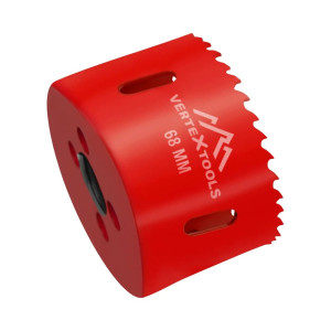 Коронка биметаллическая VertexTools 2525-68 по металлу 68 мм