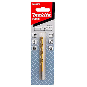 Сверло по металлу Makita D-64107 HSS-TiN Economy 6.0*57*93 мм