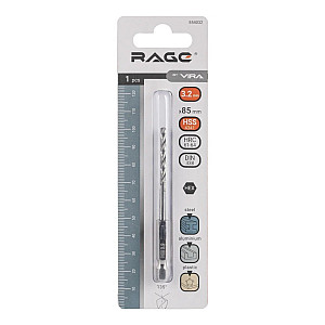 Сверло Vira Rage 554032 W4 с шестигранным хвостовиком 3.2 мм