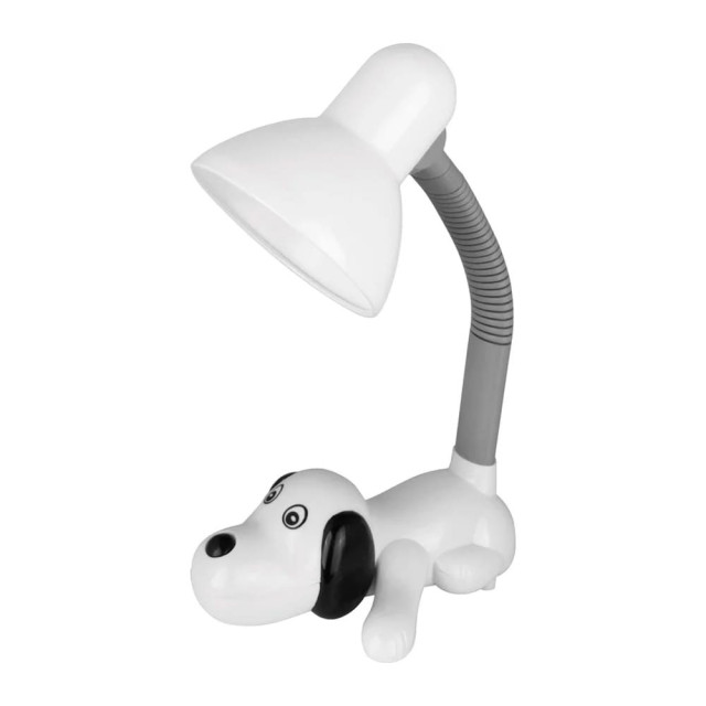 Светильник настольный Camelion KD-387 C01 Собачка 230V 40W Е27 белый