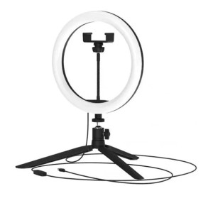 Светильник кольцевой Gauss с комплектом креплений для установки телефона USB