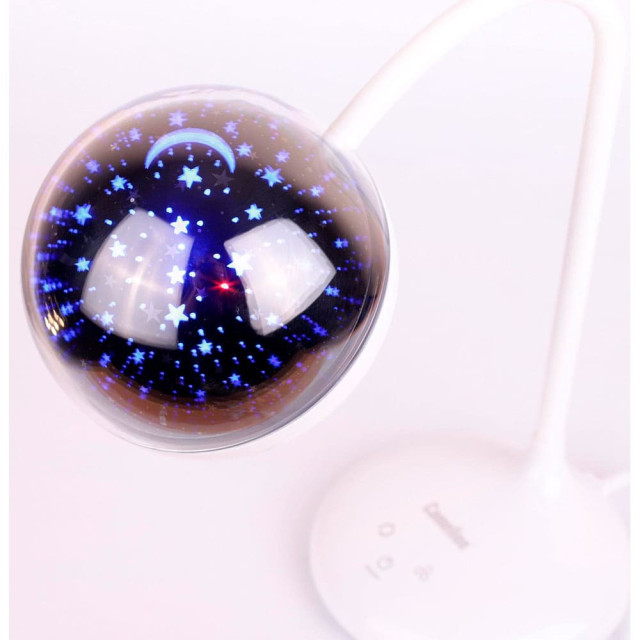 Светильник настольный Camelion KD-828 C01 LED сенсорный регулировка яркости RGB белый