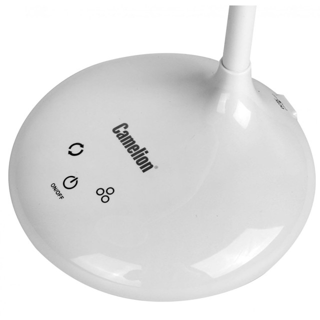 Светильник настольный Camelion KD-828 C01 LED сенсорный регулировка яркости RGB белый