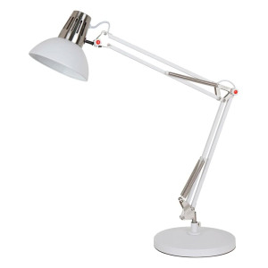 Светильник настольный Camelion Berlin KD-431A С71 E27 белый+хром