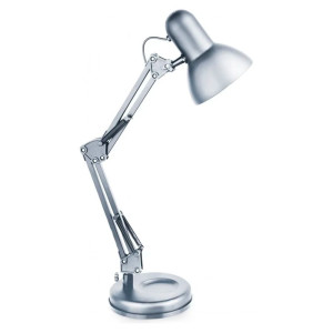 Светильник настольный Camelion KD-313 C03 Е27 серебро