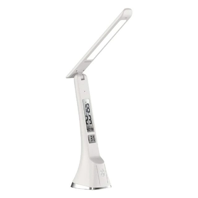 Светильник настольный Ultraflash KD-821 C01 LED кожа белый