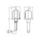 Светильник переносной Ultraflash UF НРБ 01-60-002 Фокус 2210 10 м