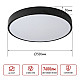 Светильник светодиодный In Home Scandy Simple-95RCB с пультом ДУ 95Вт 230В 3000-6500K 7600Лм 500*50 мм черный