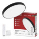 Светильник светодиодный In Home Scandy Simple-95RCB с пультом ДУ 95Вт 230В 3000-6500K 7600Лм 400*50 мм черный