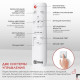 Светильник светодиодный In Home Scandy Simple-95RCB с пультом ДУ 95Вт 230В 3000-6500K 7600Лм 400*50 мм черный