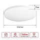 Светильник светодиодный In Home Neo simple-95RC-WH 95Вт с пультом ДУ 3000-6500К 7600лм 230В 460*67 мм белый
