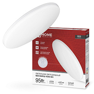 Светильник светодиодный In Home Neo simple-9540-WH 95Вт 4000К 7600лм 230В 460*67 мм белый