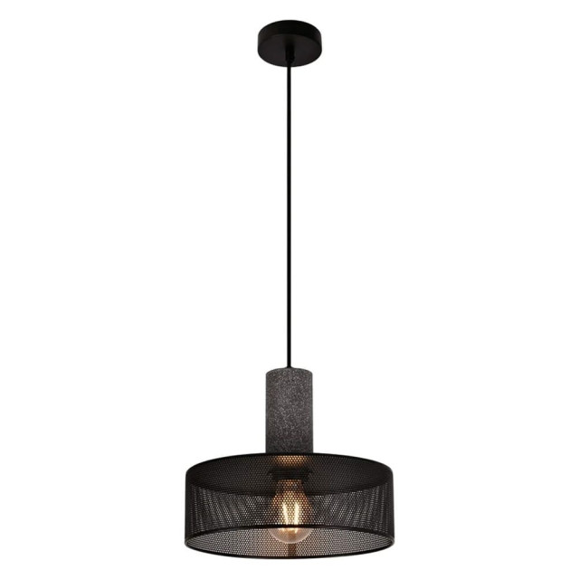 Светильник подвесной TruEnergy Modern 21407 под лампу E27 120*260 мм цилиндрический серый