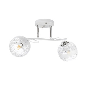 Светильник Айтин-Про НПБ 02-2*60-101 N6431/2 белый/хром