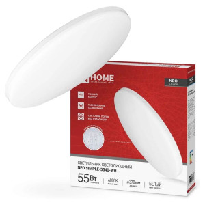 Светильник светодиодный In Home Neo Simple-5540-WH 55Вт 4000К 4400лм 230В 375*59 мм белый