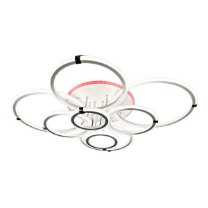 Светильник Айтин-Про D18957C/8 216Вт+10Вт белый/хром (RGB)