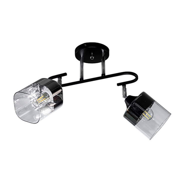 Светильник Айтин-Про НПБ 02-2*60-101 96412/2 хром/черный