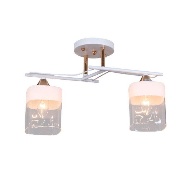 Светильник Айтин-Про НПБ 02-2*60-101 6096/2 белый/золото