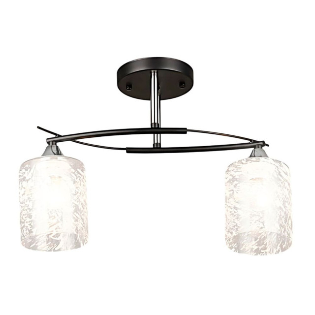 Светильник Айтин-Про НПБ 02-2*60-101 K2351/2 черный/хром