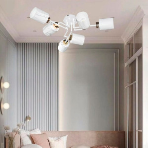 Светильник Айтин-Про НПБ 02-6*40-101 51170/6А белый/золото