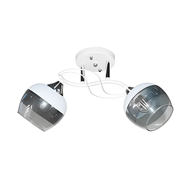 Светильник Айтин-Про НПБ 02-2*60-101 6107A/2 белый/хром