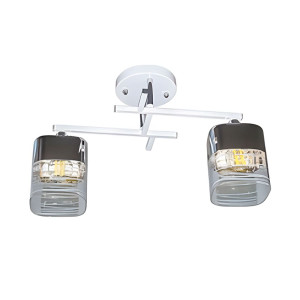 Светильник Айтин-Про НПБ 02-2*60-101 6309/2 белый/хром