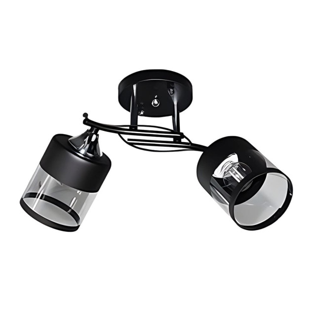 Светильник Айтин-Про НПБ 02-2*60-101 6430/2 черный/хром