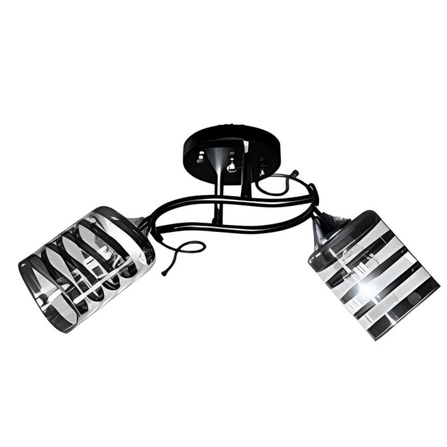 Светильник Айтин-Про НПБ 02-2*60-101 6541/2 черный/хром