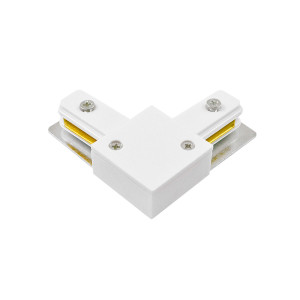 Коннектор Jazzway L-образный PTR CL-WH белый