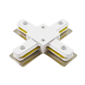 Коннектор Jazzway X-образный PTR CX-WH белый