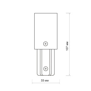 Комплект торцевых элементов Jazzway PTR EC-WH белый
