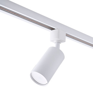 Светильник трековый TruEnergy Track 21102 однофазный под лампу GU10 алюминий круг белый
