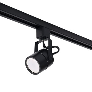 Светильник трековый TruEnergy Track 21103 однофазный под лампу GU10 металл круг черный