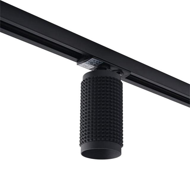 Светильник трековый TruEnergy Track 21113 однофазный под лампу GU10 алюминий круг черный