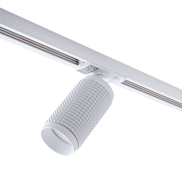 Светильник трековый TruEnergy Track 21114 однофазный под лампу GU10 алюминий круг белый