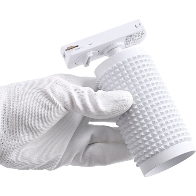 Светильник трековый TruEnergy Track 21114 однофазный под лампу GU10 алюминий круг белый